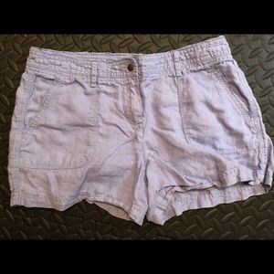 Loft linen shorts